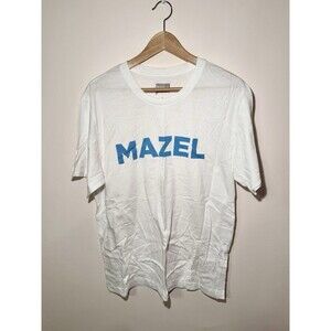 Bravo Shirt Women's Large White Mazel Andy Cohen Graphic T-shirt Real Housewives